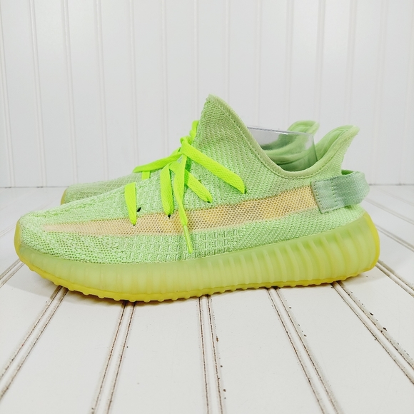 Adidas Yeezy Boost 350 V2 Glow Athletic Lace Up Sneakers F350 - Picture 1 of 11